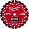 Griešanas disks Milwaukee 4932499376; CSB P WD; 190x30x1,6 mm; Z24 Zāģripas