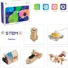 Extradigital Wooden Assembly Advanced Science Lab Kit, 5in1 STEM Educational Toys Konstruktori 