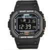 SKMEI DG1134BK Black Digital Rokas pulksteņi 