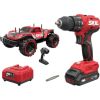 Akumulatora triecienurbjmašīna-skrūvgriezis Skil 3021RC; 20 V; 1x2,0 Ah akum. Urbjmašīnas un skrūvgrieži