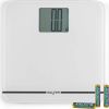 Salter 9075 WFEU12 Max Electronic Bathroom Scale, White Ķermeņa svari