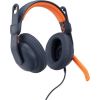 Austiņas Logitech Zone Learn blue (981-001389) Austiņas