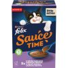 PURINA FELIX Sauce Gravy Liquid Chicken/Salmon6x40g Консервы кошек
