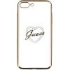 Guess Apple  iPhone 7 Plus / 8 Plus Apple Heart TPU Case Gold Neoriģinālie Maciņi