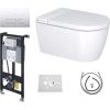Duravit komplekts-pods SensoWash Starck F Lite Compact, rāmis, taustiņš A1, +pieslēguma komplekts, balts Jaunumi Sadz. tehnika