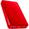 Enerģijas krātuve SBS 10000mAh 10W Red USB 2.1A 10W, USB 1A 5W, USB-C 2.1A Power-банки