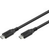 Goobay USB-C™ Cable, USB4™, 240 W, 40 Gbit s, Power Delivery, 0.5 m, Black Goobay Data USB kabeļi