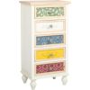Cabinet BIANCA 48x35xH97cm, antique white Jaunumi -Dārzam