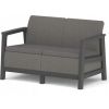 Keter Dārza dīvāns divvietīgs Scandi Linea 2 Seater Sofa pelēks Jaunumi -Dārzam