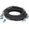 Digitus fiber optic universal breakout cable, duplex, LC/UPC connector, single mode OS2 (black, 50 meters, pre-assembled) Сетевые кабели