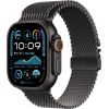 Apple Watch Ultra 2, 49 mm, Titanium Milanese Loop, Large, black titanium / black - Smartwatch Smart-Watch Умные часы