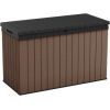 Keter Ящик для хранения Darwin Box 662L коричневый Садовые сараи и хранилища