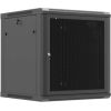 Lanberg Wall mounted installation cabinet 19"12U 600X600, Black perforated door (Flat pack) Lanberg Серверы и компоненты серверов