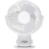 Adler Rechargeable fan with clip AD 7335 Table Fan 6 W Diameter 12.7 cm Number of speeds 3 Oscillation White Ventilatori