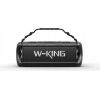 Głośnik bezprzewodowy Bluetooth W-KING D8 czarny Bezvadu skaļruņi