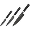 SAMURA 3 virtuves nažu komplekts, Stonewash - SM-0230B Naži