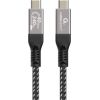 Kabelis Gembird Premium USB4 240W Type-C Male - Type-C Male 0.5m Data USB kabeļi