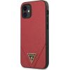 Guess   Guess GUHCP12SVSATMLRE iPhone 12 mini 5,4" czerwony/red hardcase Saffiano Чехлы - альтернативные