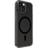 Evelatus Apple  iPhone 15 Clear Case With MagSafe and Camera Protection Transparent Black Neoriģinālie Maciņi