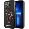 Karl Lagerfeld Apple  iPhone 13 Pro Max 6.7 hardcase Karl Ikonik Outline Black Neoriģinālie Maciņi