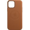 Apple   Leather Case with MagSafe  for iPhone 12 mini California Poppy Neoriģinālie Maciņi