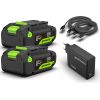 USB lādētājs Greenworks AP140EAA2; 140 W; USB-C Аккумуляторы