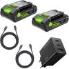 Akumulatori Greenworks K2D4DEAA1; 24 V; 2x2,0 Ah akum. Аккумуляторы