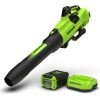 Akumulatora lapu pūtējs Greenworks BL2206HA2; 60 V; 1x4,0 Ah akum. Lapu pūtēji 