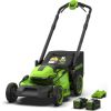 Akumulatora zāles pļāvēja pašgājējs Greenworks LM5104SA3; 40 V; 51 cm; 2x5,0 Ah akum. Zāles pļāvēji
