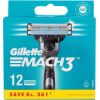 Gillette Mach3 12pc XXL Skuvekļu papildpiederumi
