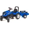 Ciągnik z przyczepą New Holland 3080AB niebieski Новости - Детские товары