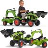 Falk FALK Traktor z Przyczepą CLAAS Arion Backhoe ŁYŻKA + Ładowarka Jaunumi, Bērnu preces