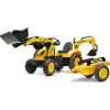Falk Traktor na Pedały Koparka Komatsu Łyżka + Przyczepa od 2 lat Jaunumi, Bērnu preces