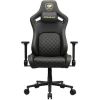 Cougar Gaming Krzesło biurowe Cougar COUGAR CGR-DFL-GLB Fotel dla gracza Wyściełane siedzisko tapicerowane Czarny, Złoto Новости, мебель, дом