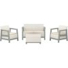 Keter Dārza mēbeļu komplekts Scandi Linea 2 Seater Set oļu pelēks/salvijzaļa akmens tonī Jaunumi -Dārzam