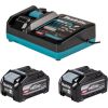 Akumulators Makita XGT; 2 x 4,0 Ah; 2 Аккумуляторы