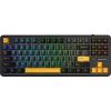 AULA Gasket F87 Thunder Black GrayWood RGB Keyboard Клавиатуры