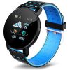iWear   Smart Band 119s Plus Fitness Tracker Heart Rate & Sleep Monitor Black Smart-Watch Pulksteņi