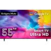 Kruger&matz Krüger&Matz KM0255UHD-G 139 cm (55") UHD Smart TV Wi-Fi Black Televizori