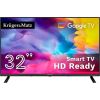 Kruger&matz Krüger&Matz KM0232-G TV 81.3 cm (32") HD Smart TV Wi-Fi Black Televizori