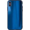 Mocco Aurora Glass Apvalks Priekš Apple iPhone 7 / 8 / SE 2020 Tumši Zils Neoriģinālie Maciņi