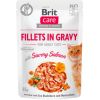 BRIT Care Fillets in Gravy filety z łososiem w sosie - mokra karma dla kota - 85 g Kaķu konservi