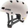 Kask rowerowy dziecięcy UVEX Kid 4 Style MIPS, warm grey matt Velo ķiveres