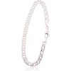 Sudraba ķēdīte Rombs 5.5 mm, dimantu apstrādājums #2400090-bracelet, Sudrabs 925°, garums: 20 cm, 8.5 gr. Viriešiem