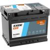 60Ah 640A akumulators EXIDE EL600 242x175x190-+ Аккумуляторы