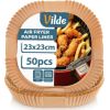 Вкладыши для аэрогриля 23x23 см, 50 шт., 279046, VILDE формы для выпечки