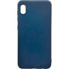 Evelatus Samsung  A10 Nano Silicone Case Soft Touch TPU Dark Blue Neoriģinālie Maciņi