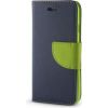 Mocco Smart Fancy Case Чехол Книжка для телефона HTC U11 Синий / Зелёный
