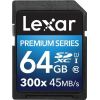 Lexar 64GB SDXC 300X Premium II C10 U1