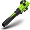Akumulatora lapu pūtējs Greenworks BL2206HA1; 60 V; 209 km/h (bez akumulatora un lādētāja) Садовые пылесосы